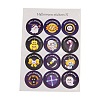 Halloween Theme Plastic Stickers STIC-C009-01I-1