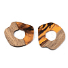 Resin & Walnut Wood Pendants RESI-S389-050A-A01-2