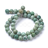 Natural Qinghai Jade Beads Strands X-G-T055-8mm-16-2