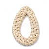 Handmade Reed Cane/Rattan Woven Linking Rings X-WOVE-Q075-22-2