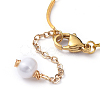 Star Brass Link Bracelets & Dangle Earrings Jewelry Sets SJEW-JS01090-4