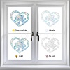 Waterproof PVC Colored Laser Stained Window Film Static Stickers DIY-WH0314-114-4