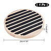8-Slot Wood Finger Ring Display Plate RDIS-WH0011-18A-2