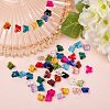 96Pcs 16 Colors Transparent Glass Beads GLAA-SZ0001-36-5