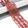 Cherry Quartz Glass Beads Strands G-M420-M05-02-2