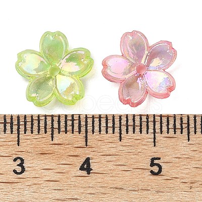 Transparent ABS Plastic Beads Cap FIND-B043-01-1