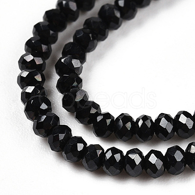 Electroplate Glass Beads Strands EGLA-F149-FP-07-1-1