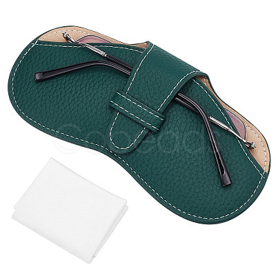 CREATCABIN PU Leather Glasses Case AJEW-CN0001-54C-1