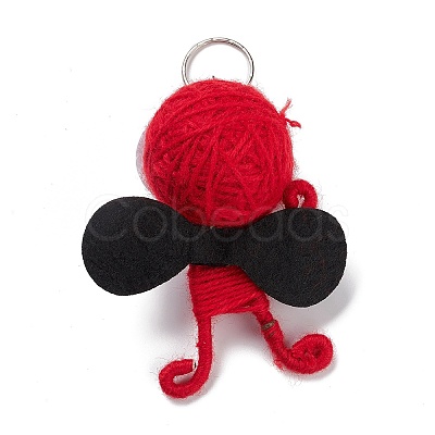 Woolen Yarn Thread Keychain KEYC-F037-07-1