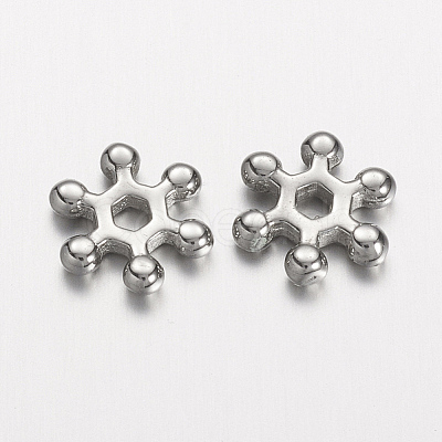 Tarnish Resistant 304 Stainless Steel Spacer Beads STAS-E133-062P-1