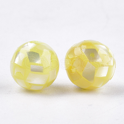 Resin Beads X-SSHEL-T007-10mm-01-1