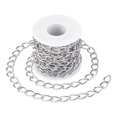 Decorative Chain Aluminium Twisted Chains Curb Chains CHA-TA0001-07S-1