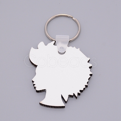 Sublimation Blanks Keychains KEYC-WH0020-08-1