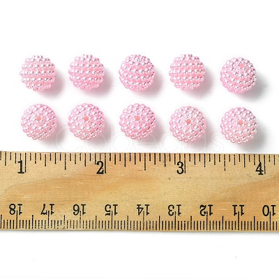 Imitation Pearl Acrylic Beads OACR-FS0001-45H-1