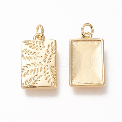 Brass Pendants KK-L006-033G-1