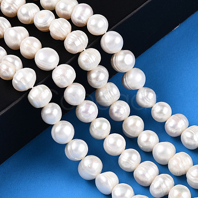 Natural Cultured Freshwater Pearl Beads Strands PEAR-N013-07N-1