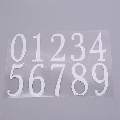 Waterproof VINYL Plastic Stickers DIY-WH0195-21B-1