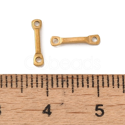 Ion Plating(IP) 304 Stainless Steel Links Connector Charms STAS-Q323-07G-1