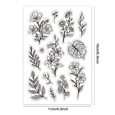 Custom PVC Plastic Clear Stamps DIY-WH0448-0108-1