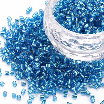 Glass Bugle Beads SEED-S032-08A-23B-1