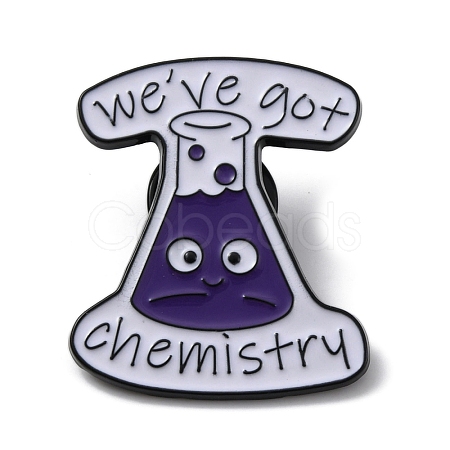 Word We've Got Chemistry Enamel Pin JEWB-R021-07D-1