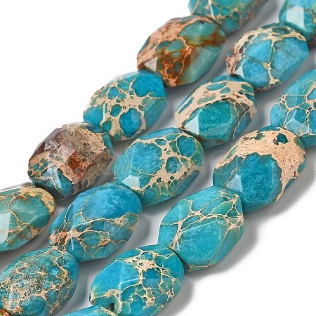 Natural Imperial Jasper Beads Strands G-F752-B01-1