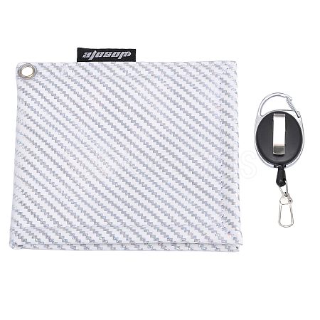 Iridescent PVC & Microfiber Golf Towels AJEW-WH0332-22-1