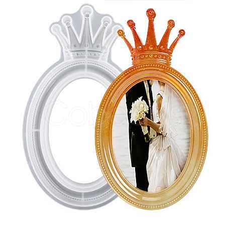 Crown Theme DIY Photo Frame Silicone Molds DIY-P074-01D-1