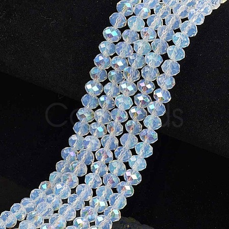 Electroplate Glass Beads Strands EGLA-A034-J3mm-L07-1