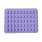 Bear Shape DIY Silicone Molds, Fondant Molds, Resin Casting Molds, for Chocolate, Candy, UV Resin & Epoxy Resin Craft Making, Medium Purple, 137x188x10mm