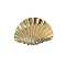 Metal Claw Hair Clips, Hair Accessories for Women & Girls, Shell, Golden, 95x65x45mm