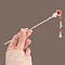 Alloy Hair Sticks, Hair Accessories for Women Girls, Red, 180mm