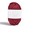 Wool Knitting Yarn, for Weaving, Knitting & Crochet, Dark Red, 5mm, about 54.68 Yards(50m)/Skein