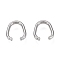 Tarnish Resistant 304 Stainless Steel Quick Link Connectors, Linking Rings, Oval, Stainless Steel Color, 12x10x2mm, Inner Size: 9x7.5mm