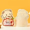 Cartoon Animal Plastic Cookies Zip Lock Bags, Resealable Packaging Bags, Top Seal, Self Seal Bags for Candy Gift, Mink Shape, 29x18cm