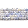 Faceted Electroplated Glass Beads Strands GLAA-C023-02-C15-5