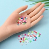 Handmade Luminous Polymer Clay Beads CLAY-YW0001-52-6