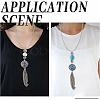 Gorgecraft 3Pcs 3 Style Interchangeable Alloy Snap Button Necklace Making FIND-GF0004-96-5