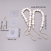 Round Natural Wood Beads Curtain Hanging Decorations AJEW-WH0237-04-2