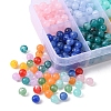 600Pcs 10 Colors Round Imitation Gemstone Acrylic Beads OACR-YW0001-93-3