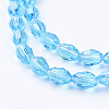 Glass Beads Strands GC891Y-11-2
