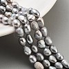 Dyed Natural Cultured Freshwater Pearl Beads Strands PEAR-P062-29C-2