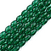 Faceted Glass Beads Strands X-GC891Y-5-1