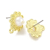 Rack Plating Alloy Stud Earring Finding FIND-C053-09D-G-2