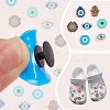 Nbeads 35Pcs 7 Style Detachable Plastic Shoe Charms AJEW-NB0003-58-4