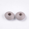 Dyed Natural Beech Wood Beads WOOD-T015-43-2