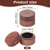 Column Wooden Couple Ring Boxes OBOX-WH0001-05-2