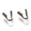 304 Stainless Steel Folding Crimp Ends X-STAS-G122-09P-B03-2