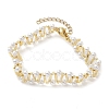Imitated Pearl Acrylic & Glass Beaded Bracelets with 304 Stainless Steel Lobster Claw Clasps for Women BJEW-JB10199-01-1