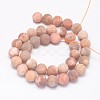 Round Natural Sunstone Beads Strands G-K068-29-10mm-2
